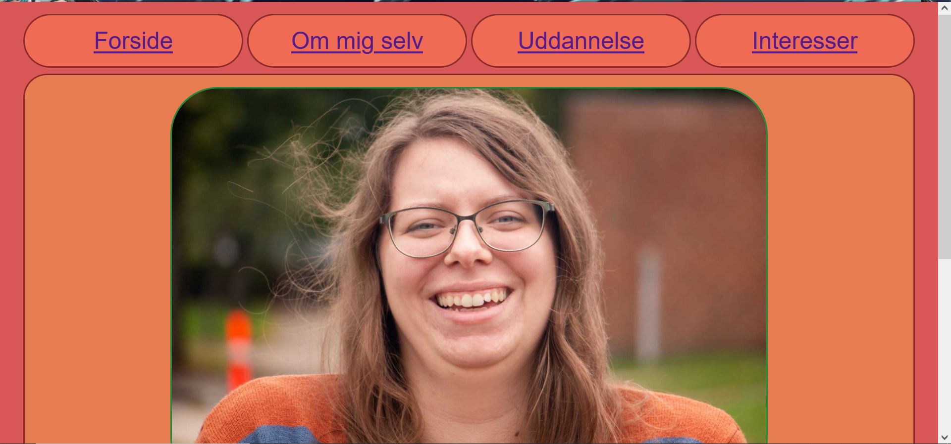 Billede af forside af min projekt